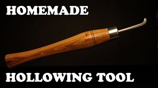 Homemade Woodturning Tools - Lathe Hollowing Tool