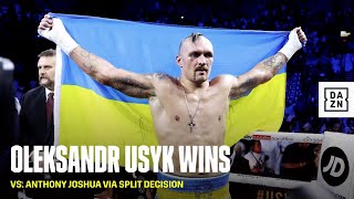 AND STILL! Oleksandr Usyk's reign continues with a split decision win over Anthony Joshua.
