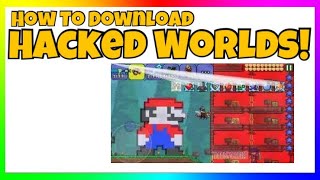 HOW TO DOWNLOAD HACKED WORLDS ON TERRARIA 1.3 (IOS/ANDROID!)