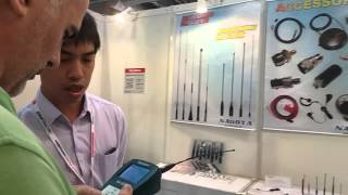 Тест популярных  антенн от фирмы Nagoya на всемирной выставке электроники в Гонконге 2016.