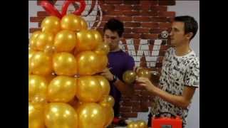 Колокольчик из шаров (balloon bell)
