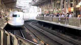 JR東海 名古屋駅 新幹線 N700A のぞみ39 博多行き 2013.9