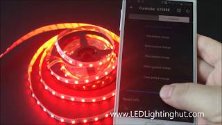LEDLightingHut 5 in 1 RGBWW LED Strip Controlled by 5CH Wifi Controller