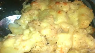 COUVE FLOR GRATINADA COM BATATAS / #gratinados  #couveflor  #culinária