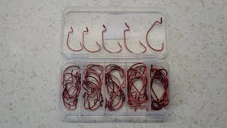 Офсетные крючки из Китая. Острые, толстые и их много.