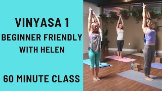 60 Minute Yoga Class - Vinyasa 1 Beginner Flow