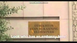 Borat passes Uzbekistan