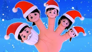 Санта-Клаус палец Семья | Рождества гимны для детей | семья палец песня | Santa Claus Finger Family