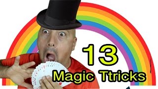 13 Easy Magic tricks REVEALED / EXPLAINED