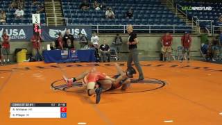 Cadet FS 132 Consi of 32 #1 - Brant Whitaker (MO) vs. Samuel Pfleger (WI)