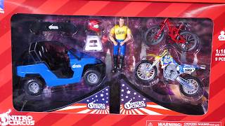 Un-Boxing Nitro Circus 1:18 Scale Playset  New Ray Toys Available at ChapMoto.com