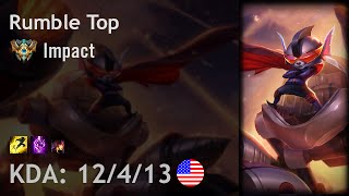 Rumble Top vs Kennen - Impact - NA Challenger Patch 6.19