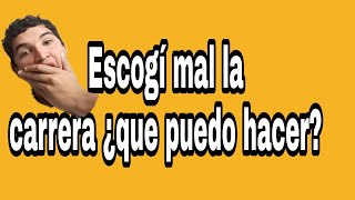 Me equivoque al escoger la carrera ¿que puedo hacer?: registro convocatoria UnADM 2018-2
