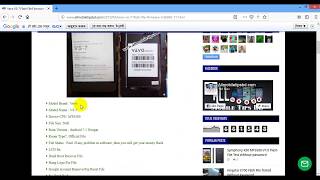 Vevo VS-7 Flash File Firmware MT6580 7.1 FRP Hang Logo & Dead Recovery Firmware File