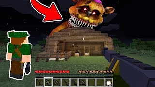 DESAFIO DA BASE VS ANIMATRONIC GIGANTE NO MINECRAFT! (FIVE NIGHTS AT FREDDY'S)