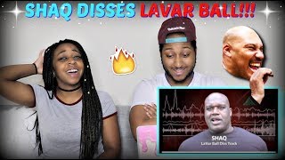 SHAQ DROPS A DISS TRACK ON LAVAR BALL!! REACTION!!