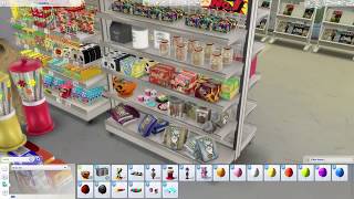 Japanese Convenience Store "Conbini" Speed Build // The Sims 4