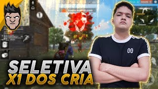 ?? SELETIVA X1 DOS CRIAS ? GUILDA VLS XTREINO LINE PARA CAMPEONATO - FREE FIRE AO VIVO ?