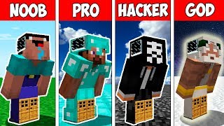 Minecraft NOOB vs PRO vs HACKER vs GOD : HUGE STATUE BASE in Minecraft Animation