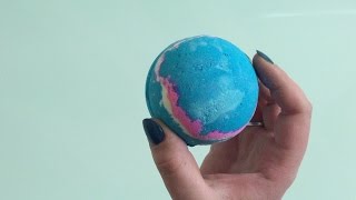 Тест бомбочки для ванны Лаш (Lush) Интергалактик