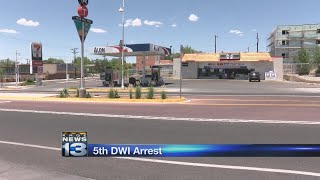 Man released from jail after 5th DWI arrest