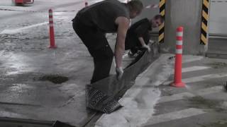 Устройство деформационного шва типа ДШ-НA