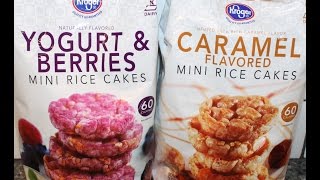 Kroger: Yogurt & Berries and Caramel Mini Rice Cakes Review