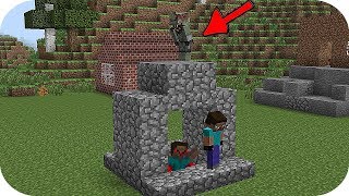 2 NOOB CAEN EN UN POZO DE TRAMPAS.EXE PARA MINECRAFT TROLL