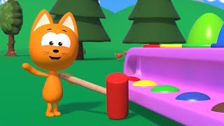 Учим цвета - Котэ ТВ сборник мультфильмов для малышей и игры для детей