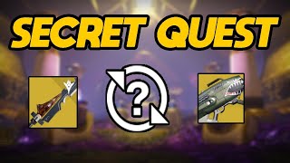 Destiny 2  NEW SECRET QUEST | corridors of time quest