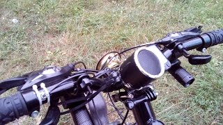 Как поставить Колонку за 3$ на Велосипед! Самый простой способ музыки на велосипеде.