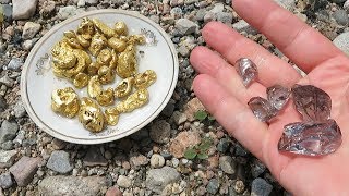 Я не эксперт! Возможно, алмазы. Золото добываем!!! (Алматинская область)