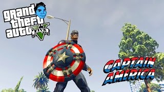 CAPTAIN AMERICA SHIELD MOD!!! | GTA 5 - Playing With Mods (GTA 5 PC Gameplay)