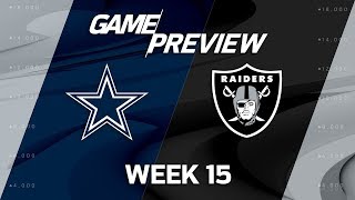 Dallas Cowboys vs. Oakland Raiders | NFL Week 15 Game Previews | MTS