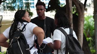 GENDER BATTLE EP2 | Using Pickup Lines on UTech Students