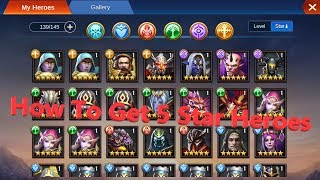 Trials Of Heroes | How To Get 5 Star Heroes