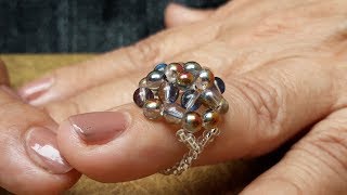 Lindo y Fácil Anillo con Perlas...Clase #181!!!