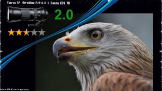 Rating of Tamron SP 150 600mm F5 6 3 Di VC USD Model A011