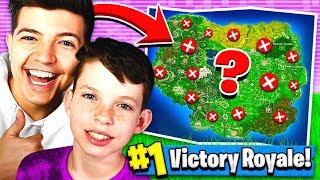 USING MY LITTLE BROTHER to WIN FORTNITE BATTLE ROYALE?!