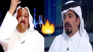 عايد المناع يغسل شراع القطري عبدالله العذبة ويحرج قناة الجزيرة