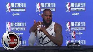 LeBron James on playing with Kyrie Irving in All-Star Game: It was ‘phenomenal’ | ESPN