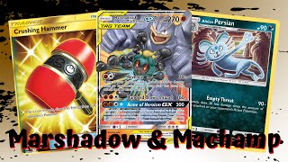 Marshadow & Machamp Hundred Blows Unbroken Bonds Deck, PTCGO Gameplay
