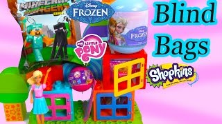 MLP Squishy POPS Shopkins Season 2 Disney Frozen Blind Bag Surprise My Little Pony Minecraft Video