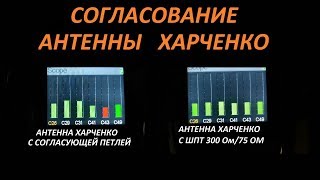 Антенна Харченко. Согласование. Петля или транс 300/75?