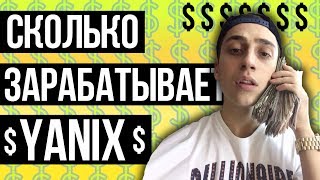 СКОЛЬКО ЗАРАБАТЫВАЕТ YANIX. ЕЖЕМЕСЯЧНЫЙ ДОХОД