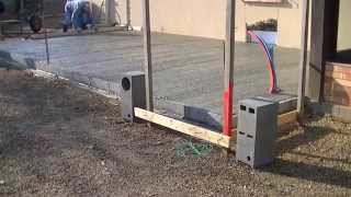 Comment se déroule un coulage d'une dalle en béton avec une Toupie?