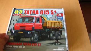 Сборка масштабной модели самосвала TATRA-815 S1 AVD в масштабе 1:43