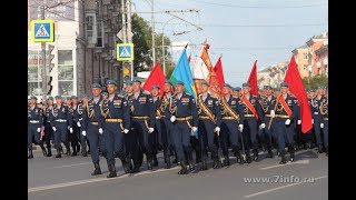 Курсанты Рязанского десантного училища "Шел солдат", 9 мая 2018