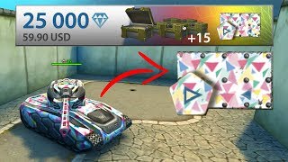 Tanki Online Birthday - Buying New Animated Paint (Pastila) + Golds and Containers! танки Онлайн