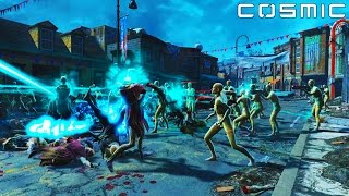 Fallout 4 Massive Battle #1 - 100 GHOULS vs. 100 SYNTHS